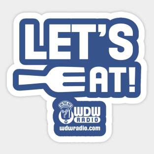 Let's Eat! Sticker